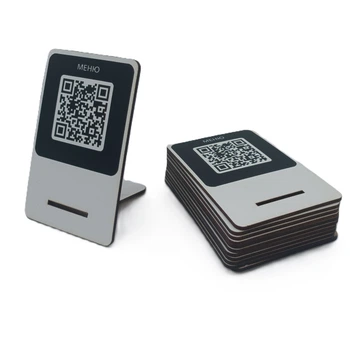 Табличка з QR кодом з Вашим логотипом 14*9 см (LOG-013)