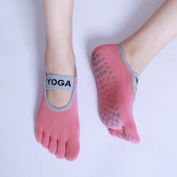 Шкарпетки Для Йоги Love Yoga із Закритими Розділеними Пальцями, розмір 35-40, кавун