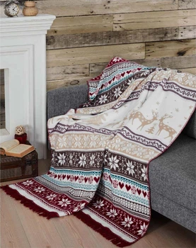 Хлопковый плед Aksu 150×200 см Together