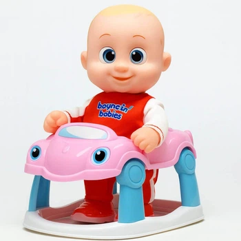 Интерактивный пупс Bouncin Babies Baniel 16 см с ходунками — кукла, которая ходит и смеется, арт. 801001