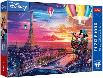 Пазли Trefl - Міккі і Мінні в Парижі / Disney / Trefl / 1000 елементів (10917)