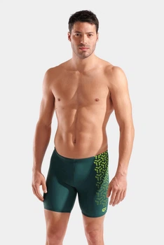 Плавки для плавання чоловічі Arena KIKKO V SWIM MID JAMMER GRAPHI 006701-608 100 Темно-зелений