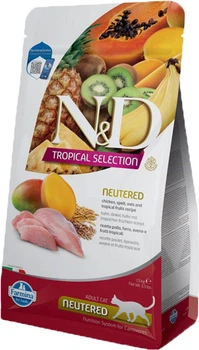 Сухой корм для кошек Farmina N&D Tropical Selection Chiecken Neutered c курицей и тропическими фруктами 1.5 кг