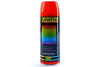 Емаль універсальна Unifix 400мл RAL 3020 червоний (951020)