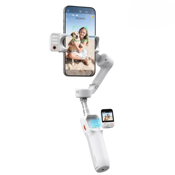 Универсальный стабилизатор видеосъемки гимбал Hohem iSteady V3 Ultra White для смартфона (IOS, Android) шириной 58-98 мм