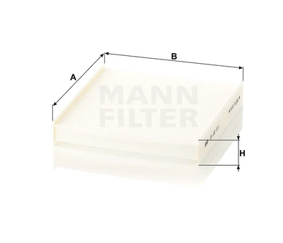 Фильтр салона MANN-FILTER CU 22011