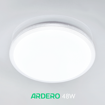 Світлодіодний LED світильник AL6086ARD MODA 48Вт Ardero 2500Lm Ø375*65мм люстра без пульта зі зміною відтінка 3000К-4500К-6000K