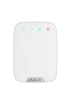 Беспроводная сенсорная клавиатура для сигнализации Ajax KeyPad, 15 клавиш, Jeweller 868 МГц, white
