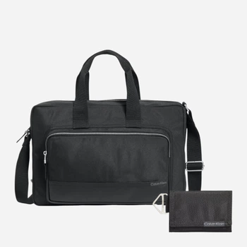 Набор сумка портфель + кошелек Calvin Klein 954721360 Черный (1159845560)
