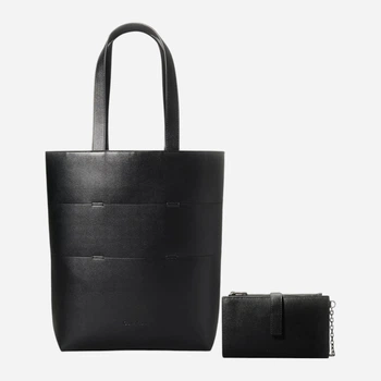 Набор сумка шоппер + кошелек женский Calvin Klein 948677723 Черный (1159845581)