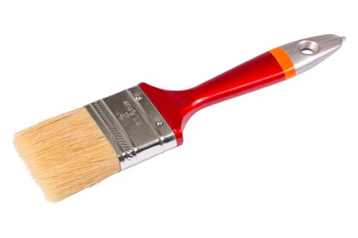 Кисть малярна Mastertool Євро 2" (50 мм) з натуральною щетиною та дерев'яною фарбованою рукояткою (91-1450)
