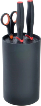 Stojak na noże Orion Black czarny 18 cm (8712442081906)