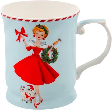 Кружка Lefard Miss Christmas красная 400 мл (924-887)