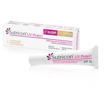 Sutricon UV Protect (Сутрікон) — силіконовий гель для догляду за шрамами з SPF 35, 15 мл