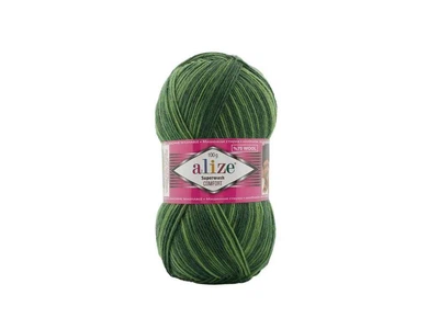 Пряжа ALIZE Superwash Comfort арт.8034 5шт/уп меланж 25% поліамід 75% вовна 100г 420м
