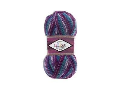 Пряжа ALIZE Superwash Comfort арт.4412 5шт/уп меланж 25% поліамід 75% вовна 100г 420м