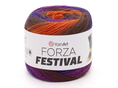 Пряжа YARNART Forza Festival 75% вовна 25% поліамід 420м 100г 5шт/уп арт.2903
