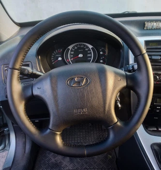Чохол - Обплетення на кермо з натуральної шкіри для Hyundai TUCSON