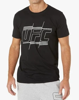 Мужская футболка UFC с большим логотипом спереди XL черная