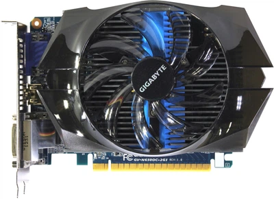 Видеокарта GIGABYTE PCI-Ex NVidia GeFORCE GTX 650 2 GB DDR5 / 128 BIT ( DVI, HDMI, VGA, GTX650 ) Б/У