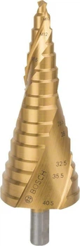Ступенчатое сверло Bosch HSS-TiN, 16 ступ., М10-М40 (2608587434)