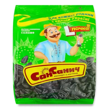Семена подсолнечника Сан Саныч жареные соленые 100 г