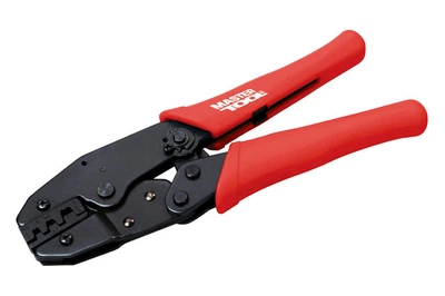 Кліщі для обтиску контактів Mastertool 220 мм 0,5–6 мм² з інструментальної сталі з антикорозійним покриттям