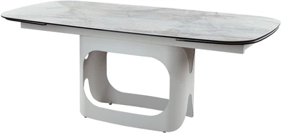 Стол обеденный Vetro Mebel Арно Силвер ривер матовый/Айвори (TML-1310-arno-silver-river/ivory)
