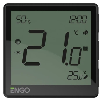 Интернет-термостат ENGO CONTROLS EONE230B скрытого монтажа ZigBee 3.0, 230В (черный)