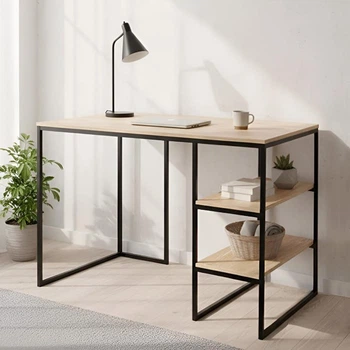 Стіл офісний/комп’ютерний у стилі Лофт каркас металевий розбірний StepLoft Comp-table-103