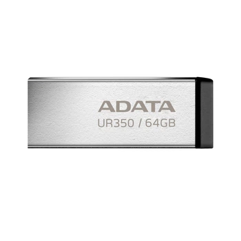 Флеш-накопичувач ADATA USB 3.2 UR 350 64Gb Silver/Black (UR350-64G-RSR/BK)
