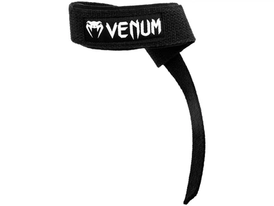 Лямки VENUM Hyperlift Lifting Straps один розмір чорний (4090)