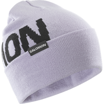 Шапка Salomon HERMITAGE BEANIE OSFA фиолетовый sC26301