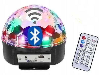 Світлодіодна обертаюча диско-лампа CB-0305 з MP3 плеєром пультом керування USB