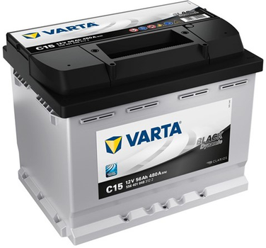 Акумулятор автомобільний Varta C15 56 А·год / 480 А 12 В (4052899275607)