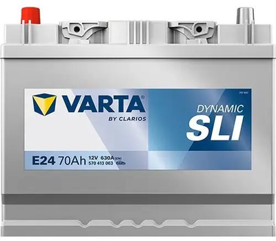 Акумулятор автомобільний Varta Dynamic SLI E24 70 А·год / 630 А 12 В (570413063)