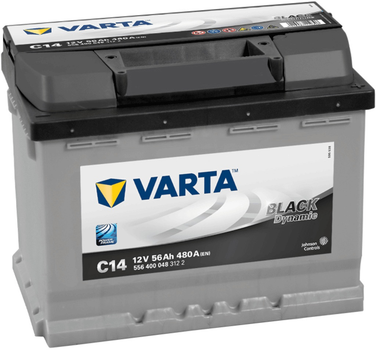 Акумулятор автомобільний Varta Black Dynamic C14 56 А·год / 480 А 12 В (556400048)