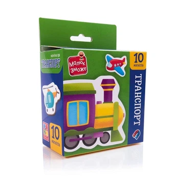 Развивающая игра Vladi Toys "Транспорт" набор магнитов VT3106-35