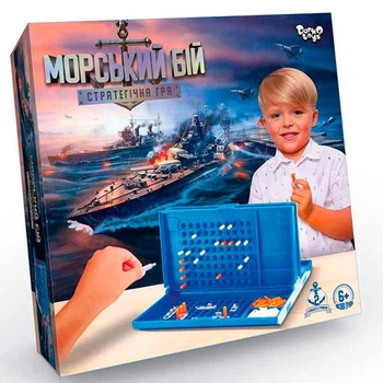 Настольная игра Danko Toys "Морской бой" развлекательная G-MB-01U