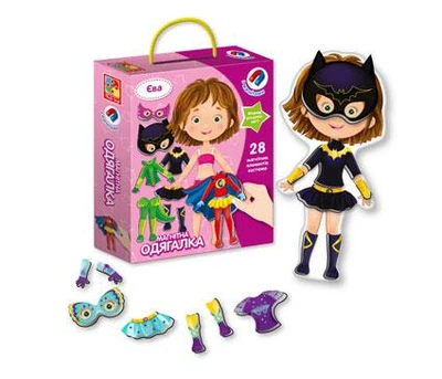 Одевалка Vladi Toys "Ева" магнитная VT3702-08