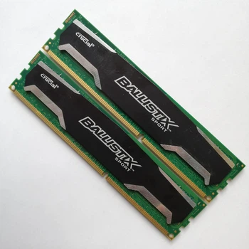 Комплект оперативной памяти Crucial Ballistix DDR3 8Gb (4Gb+4Gb) 1600MHz 12800U CL9 (BLS4G3D1609DS1S00) Б/У