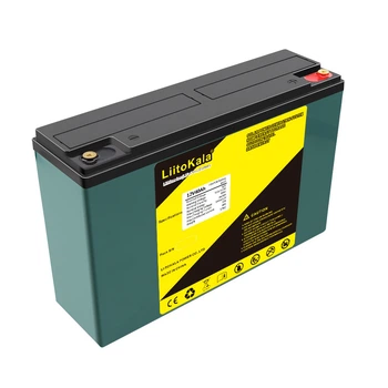 Акумулятор LiitoKala LiFePO4 12V 40Ah (512Wh) з вбудованим BMS, 4000+ циклів