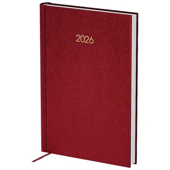 Ежедневник на 2026 год А5 Axent Classic Style 8840-26-3-A - бордо