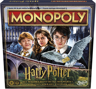 Gra planszowa Hasbro Monopoly Harry Potter (wersja fińska i szwedzka) (5010996264350)