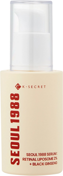 Serum do twarzy K-Secret Seoul 1988 Retinal Liposome 2% + Black Ginseng przeciw zmarszczkom 30 ml (8809695240508)