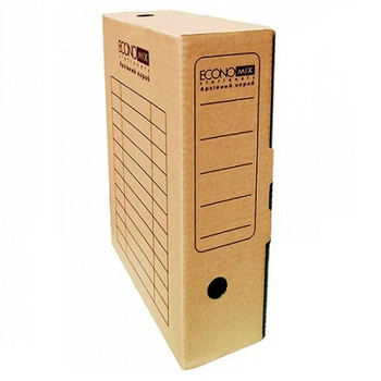 Папка-коробка архивна "Economix" /E32701-07/ 80мм 338х257мм