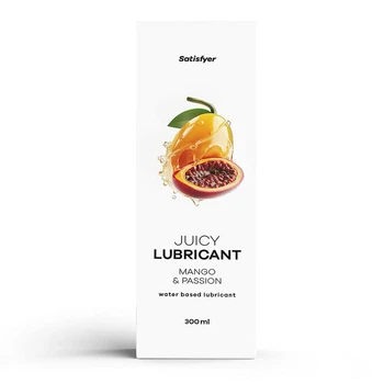 Лубрикант на водній основі Satisfyer Juicy Lubricant Mango & Passion water based, 300 мл
