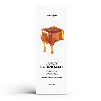 Лубрикант на водній основі Satisfyer Juicy Lubricant Creamy Caramel water based, 300 мл