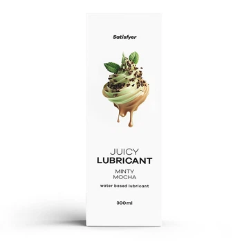 Лубрикант на водній основі з ніжним ароматом м'ятного мокко Satisfyer Juicy Lubricant 300 мл