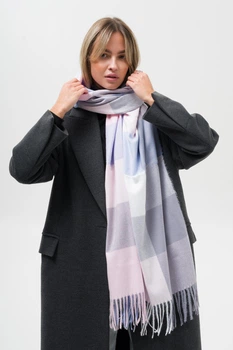 Жіночий Шарф У Клітинку Without Terner Pink 553217889